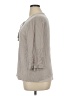 JM Collection 100% Rayon Gray 3/4 Sleeve Blouse Size XL - photo 5