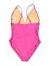 J.Crew Color Block Pink One Piece Swimsuit Size 12 - photo 2