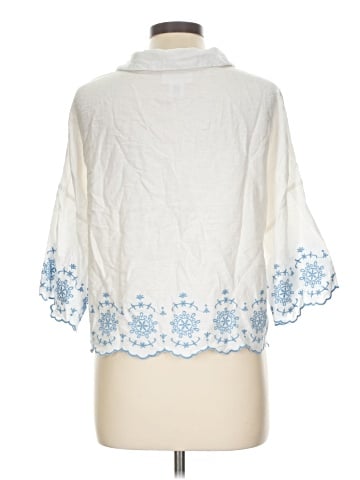 Calypso St. Barth Short Sleeve Blouse (view 2)