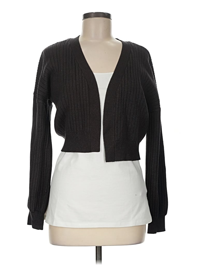 Pre-owned Lulus Cardigan Sweater In Black