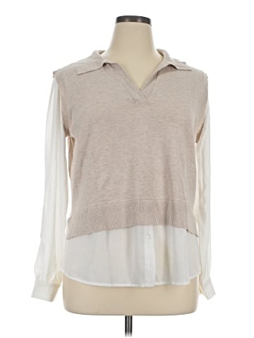 Belldini Long Sleeve Blouse (view 1)