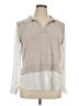 Belldini Ivory Long Sleeve Blouse Size XL - photo 1