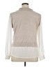 Belldini Ivory Long Sleeve Blouse Size XL - photo 2