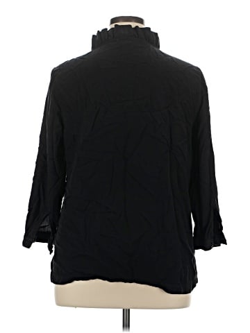 Crown & Ivy Long Sleeve Polo (view 2)
