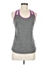Layer 8 100% Polyester Gray Active Tank Size M - photo 1