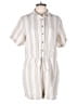 Old Navy 100% Cotton Stripes Ivory Romper Size L (tall) - photo 1