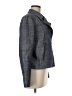 Liz Claiborne 100% Cotton Houndstooth Gray Jacket Size M - photo 4