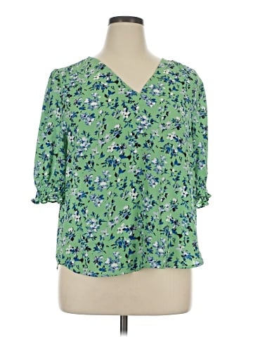 Ann Taylor Factory 3/4 Sleeve Blouse (view 1)