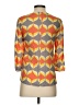 Boden Orange 3/4 Sleeve Blouse Size 2 - photo 2