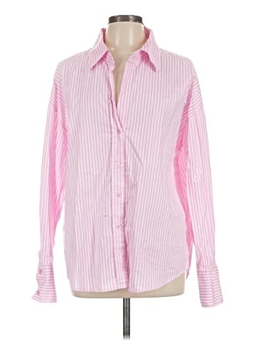 Monrow Long Sleeve Button-Down Shirt (view 1)