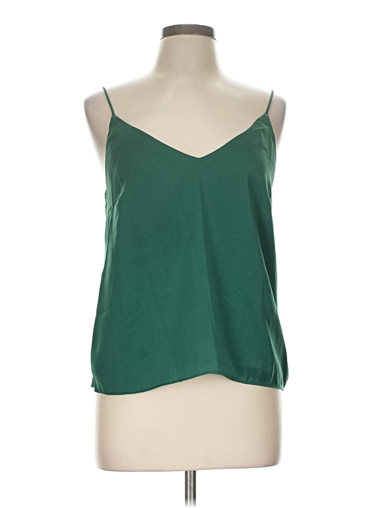 Pre-owned Lulus Sleeveless Blouse In Green