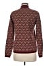 Ann Taylor Paisley Burgundy Turtleneck Sweater Size M - photo 2