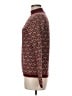 Ann Taylor Paisley Burgundy Turtleneck Sweater Size M - photo 5