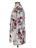 Kut from the Kloth Floral Silver Long Sleeve Blouse Size S - photo 5