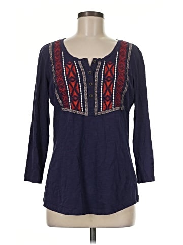 Natural Reflections Long Sleeve Henley (view 1)