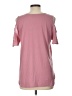 Notations Pink Short Sleeve Blouse Size L - photo 2