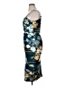 ASOS Print Teal Cocktail Dress Size 10 - photo 5