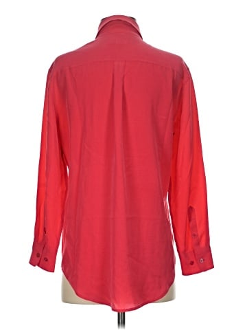 Equipment 3/4 Sleeve Silk Top (view 2)