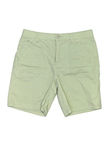 Curve Appeal Khaki Shorts (view 1)