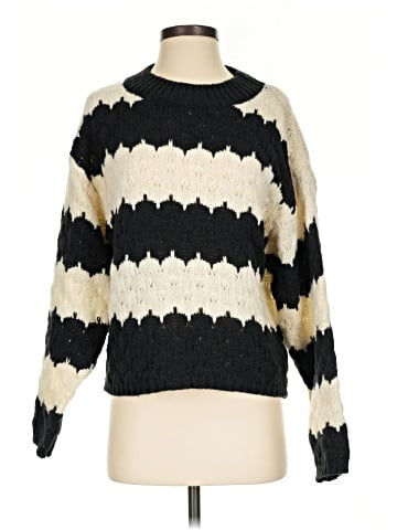 Line & Dot Pullover Sweater (view 1)