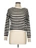 Vero Moda Stripes Silver Pullover Sweater Size L - photo 1
