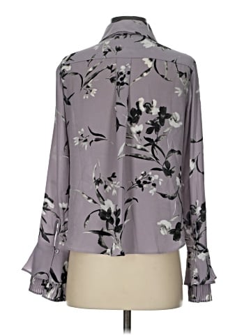 White House Black Market Long Sleeve Blouse (view 2)