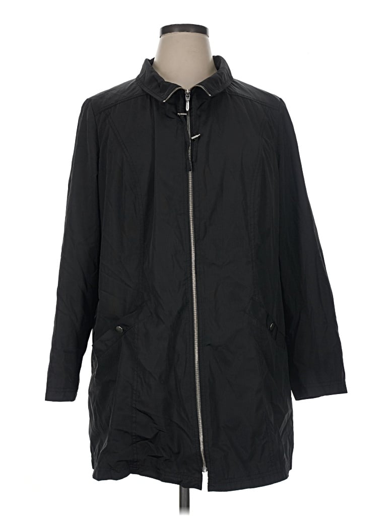 Pre-owned Cj Banks Raincoat In Black