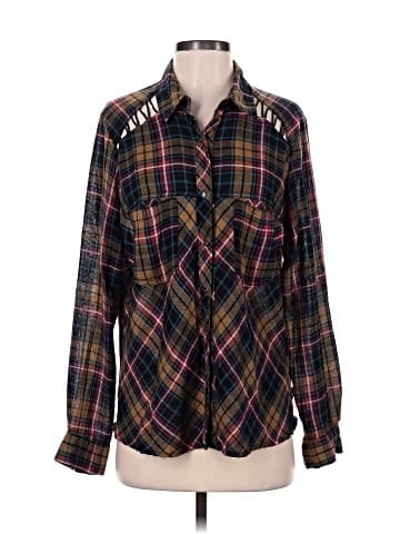 Free People Long Sleeve Button-Down Shirt (view 1)