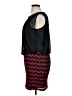 Perceptions 100% Polyester Chevron-herringbone Black Cocktail Dress Size 14 - photo 5