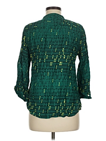a.n.a. A New Approach 3/4 Sleeve Button-Down Shirt (view 2)