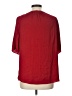Naked Zebra 100% Polyester Red 3/4 Sleeve Blouse Size L - photo 2