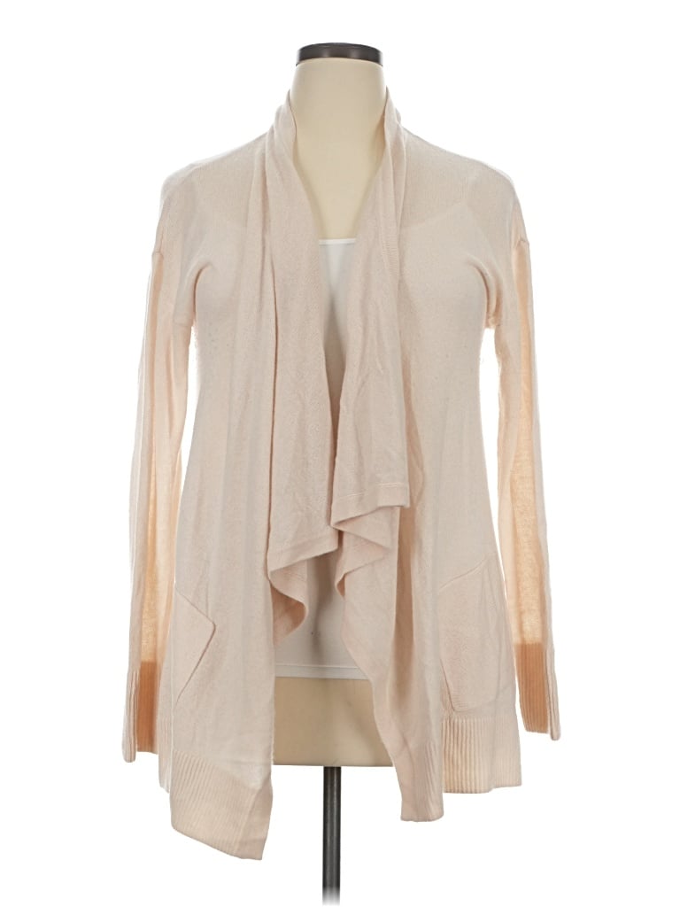 Pre-owned Lilly Pulitzer Cashmere Cardigan Sweater In Tan