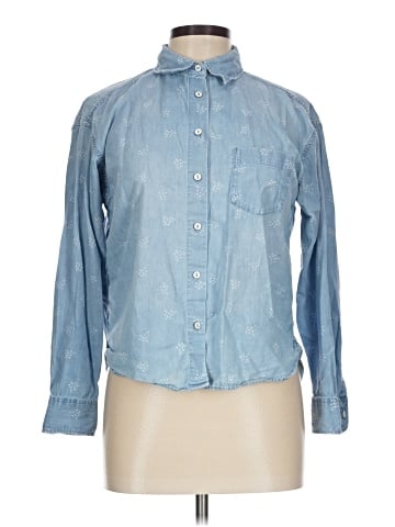 Uniqlo Long Sleeve Button-Down Shirt (view 1)