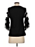 Deletta Black 3/4 Sleeve Top Size S - photo 2
