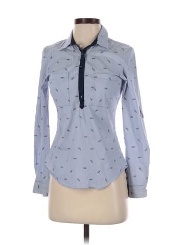 Zara Basic Long Sleeve Blouse (view 1)