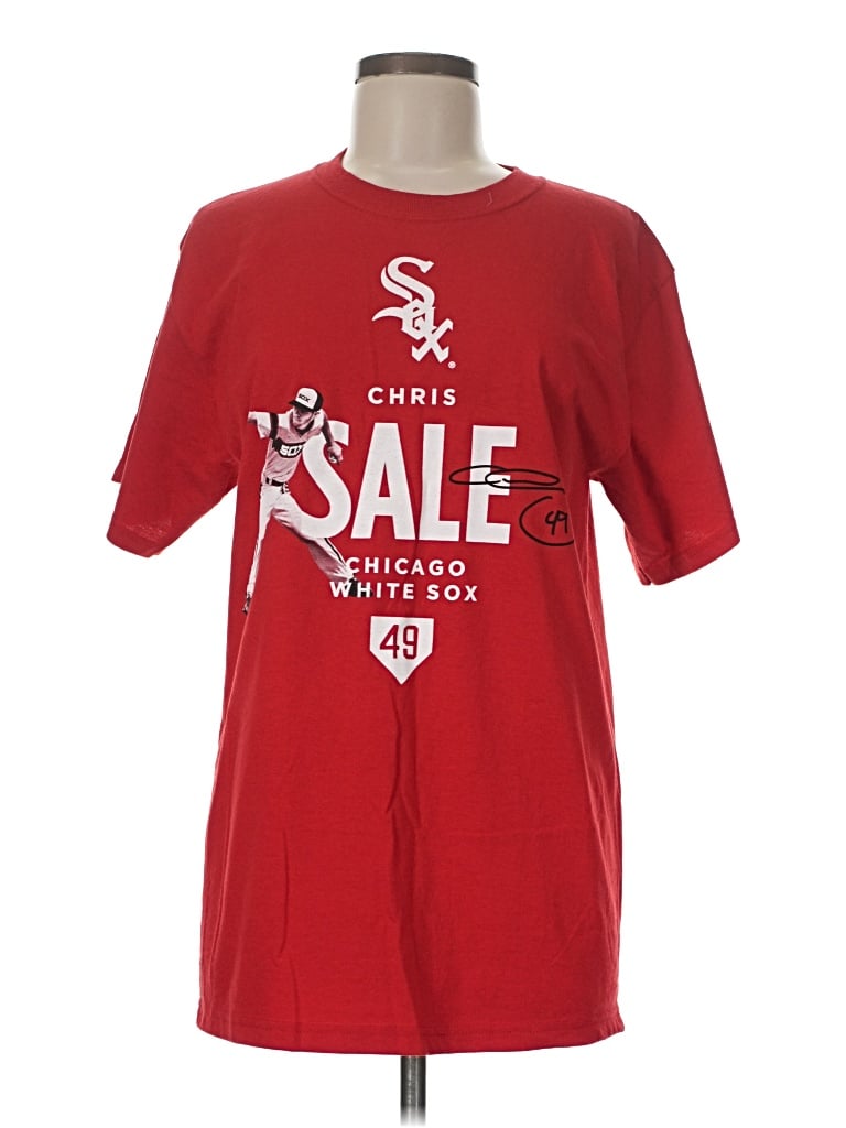 Pre-owned Jerzees Short Sleeve T-shirt In Red