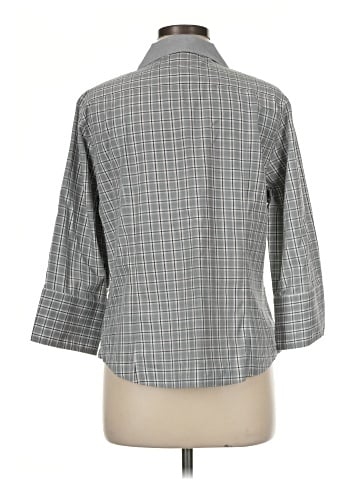 Faconnable 3/4 Sleeve Button-Down Shirt (view 2)