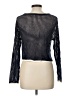 No Comment 100% Acrylic Checkered-gingham Black Pullover Sweater Size L - photo 2