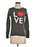 Gap Outlet 100% Cotton Hearts Gray Pullover Sweater Size XS - photo 1