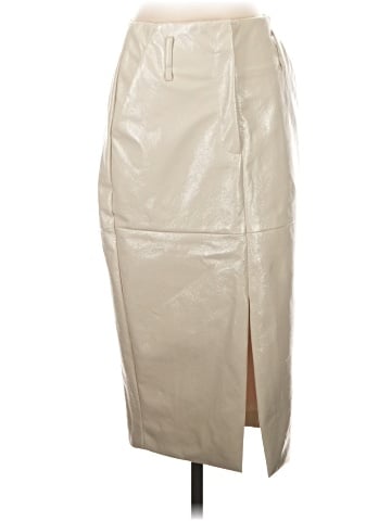 Jigsaw Faux Leather Skirt (view 1)