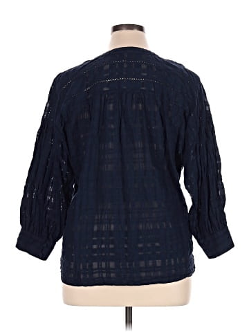 J. McLaughlin 3/4 Sleeve Blouse (view 2)