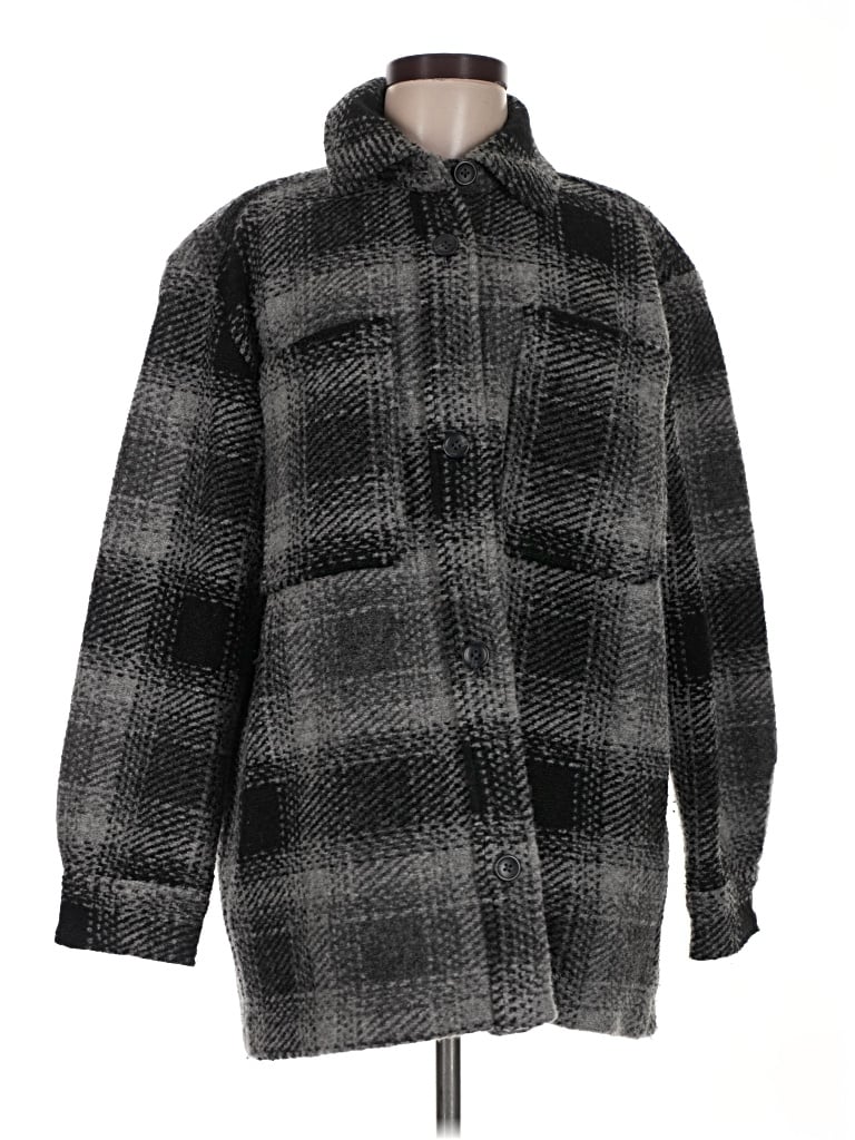 Pre-owned Gap Coat In Gray