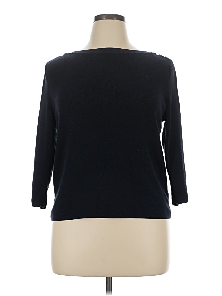 Pre-owned Talbots Pullover Sweater In Black