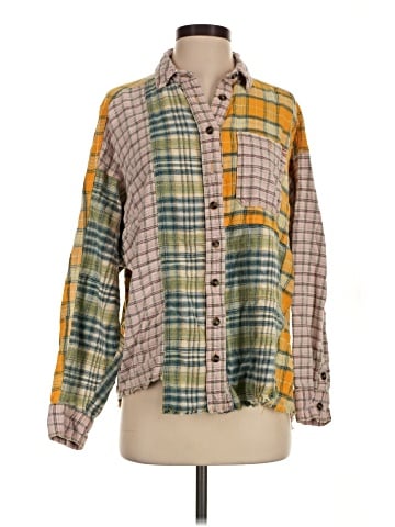 BDG Long Sleeve Button-Down Shirt (view 1)