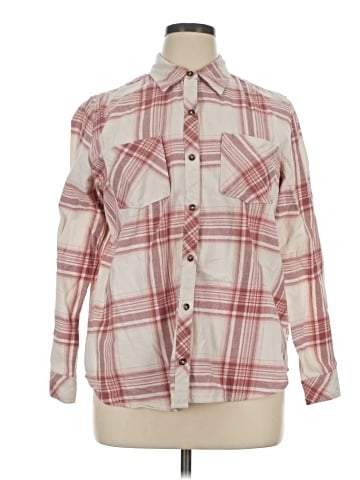 Natural Reflections Long Sleeve Button-Down Shirt (view 1)