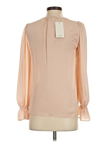 Joie Long Sleeve Silk Top (view 2)