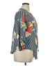 Ruby Rd. 100% Polyester Floral Teal 3/4 Sleeve Blouse Size XL Petite - photo 4