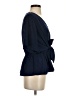 Mi ami 100% Polyester Blue Short Sleeve Blouse Size S - photo 4