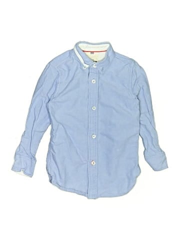 Mini Boden Long Sleeve Button-Down Shirt (view 1)