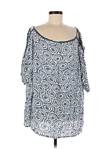 Tangerine 3/4 Sleeve Blouse (view 1)